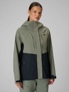 4F Kurtka trekkingowa membrana 10000 damska - khaki XS
