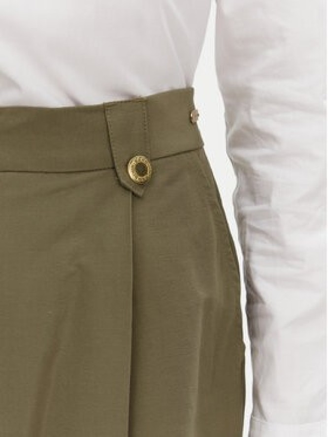 Barbour Spodnie materiałowe Ava LTR0386GN74 Zielony Wide Leg