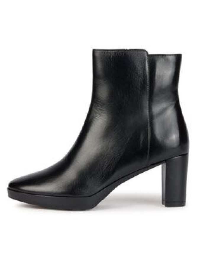 Geox Botki D Walk Pleasure 60 D36TEC 00043 C9999 Czarny