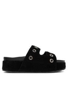 Inuikii Klapki Suede Studs 70103-153 Czarny