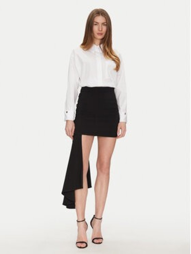 Elisabetta Franchi Spódnica mini GO-071-51E2-V340 Czarny Regular Fit