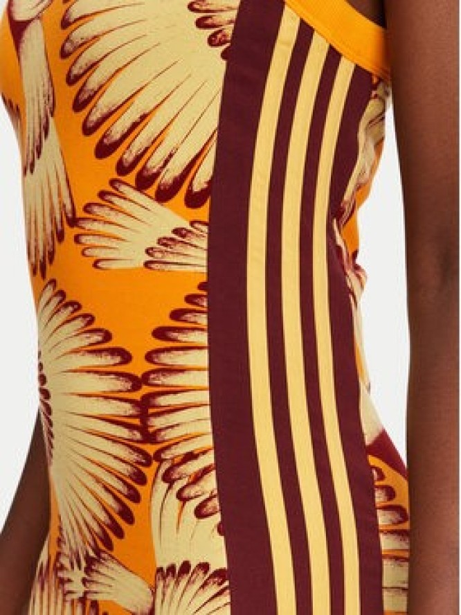 adidas Sukienka codzienna FARM Premium JD6315 Pomarańczowy Slim Fit