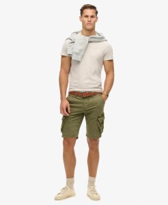 superdry Core Cargo Shorts – szorty cargo Relaxed Fit, Chive Green
