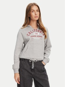 Guess Jeans Bluza W5YQ14 KCPR1 Szary Regular Fit