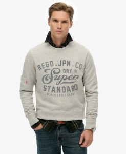 superdry Bluza Industrial Relaxed z bawełny – Krój relaxed