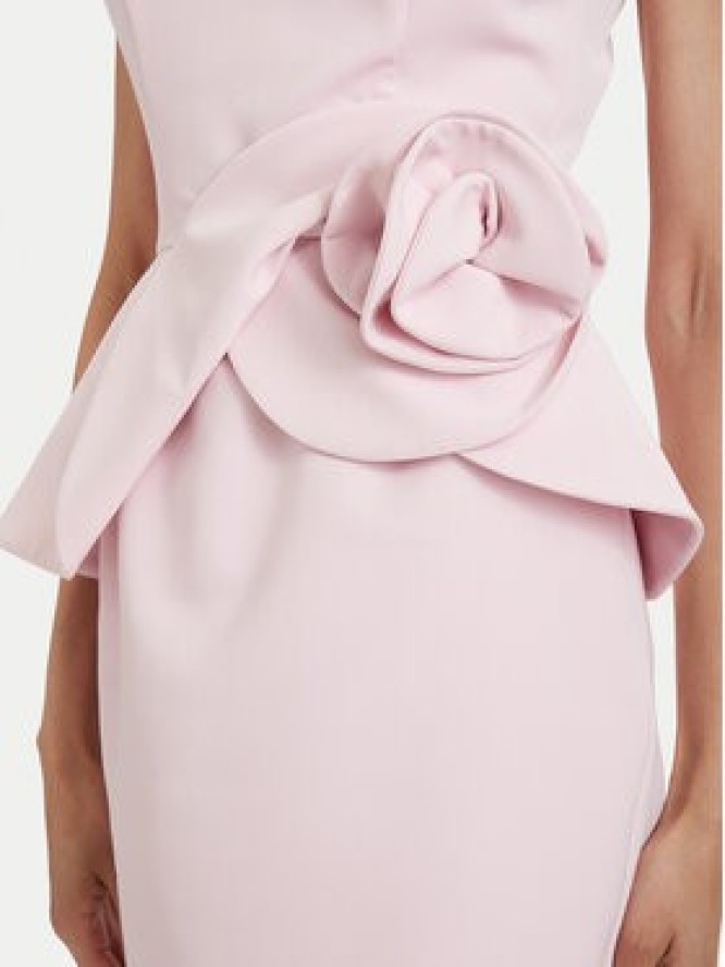 ACCESS FASHION Sukienka koktajlowa 63-3004-135 Różowy jasny Regular Fit