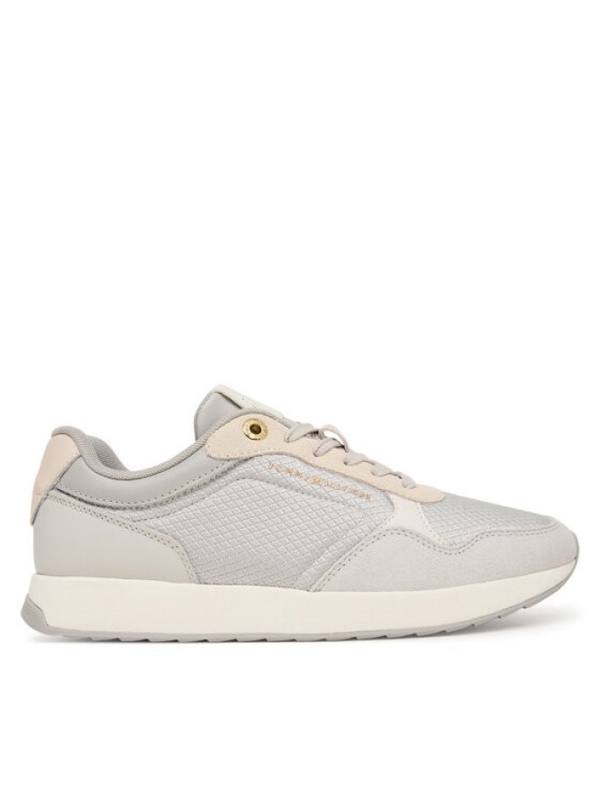 Tommy Hilfiger Sneakersy Th Retro Runner FW0FW09690 Szary jasny