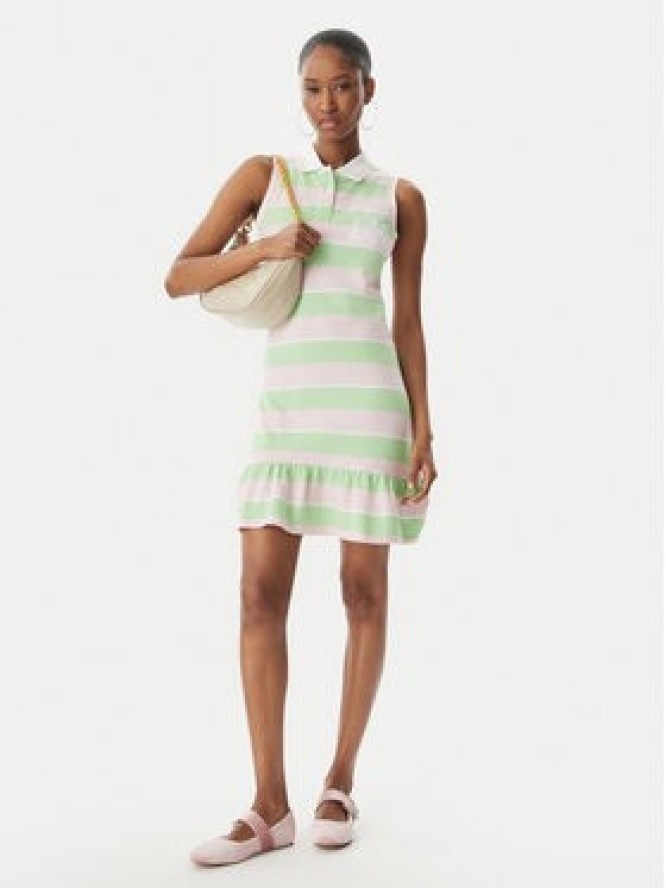 Juicy Couture Sukienka letnia Juicy Peplum JCGED126016 Zielony Regular Fit