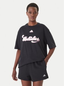 adidas T-Shirt House Of Tiro Graphic KB7170 Czarny Oversize