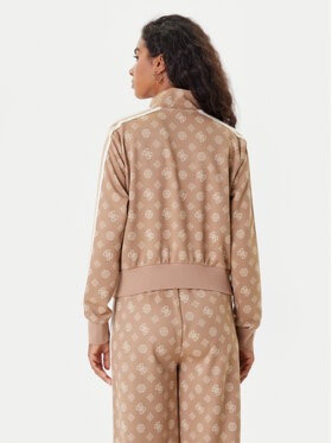 Guess Bluza V5YQ07 K0282 Brązowy Regular Fit