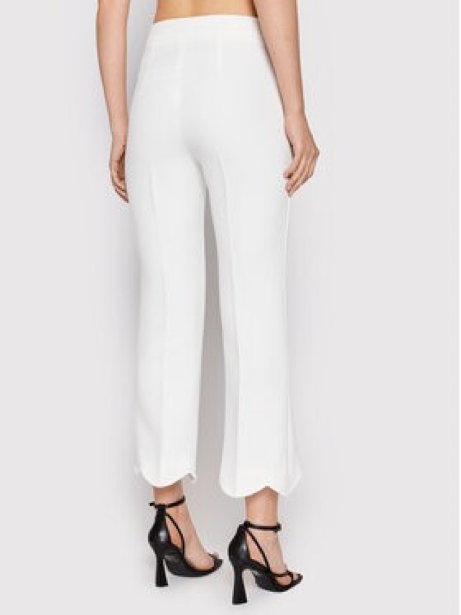 Babylon Spodnie materiałowe P_MF0602 Biały Regular Fit