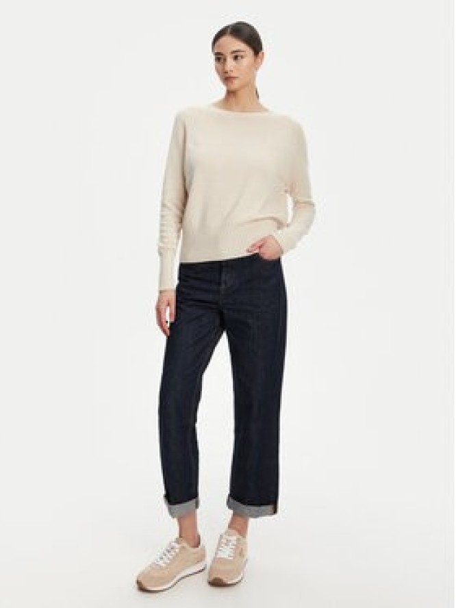 Marella Sweter Spider 2523366354 Beżowy Oversize