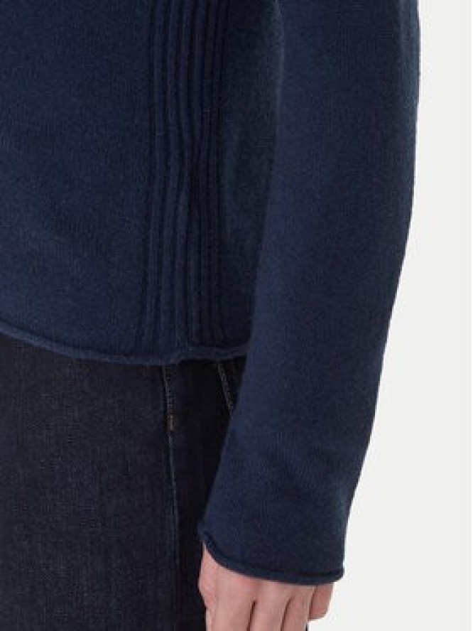 Tommy Hilfiger Sweter WW0WW43505 Granatowy Regular Fit