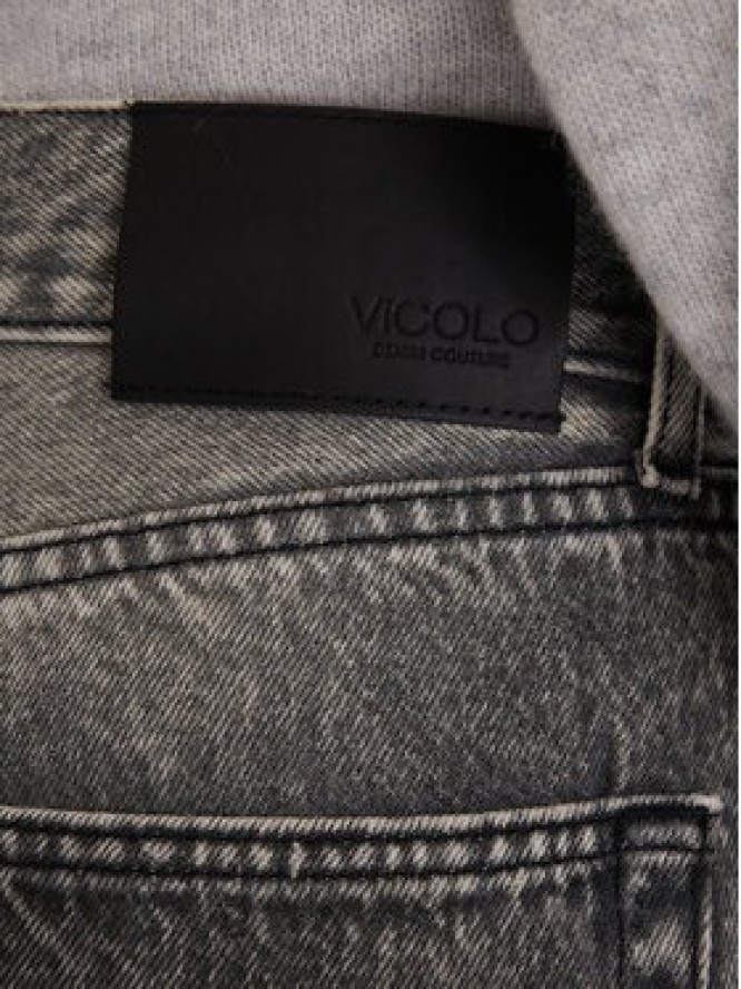 ViCOLO Jeansy DF5043 Szary Regular Fit