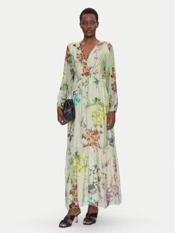 Dixie Sukienka letnia A207W020A Zielony Regular Fit