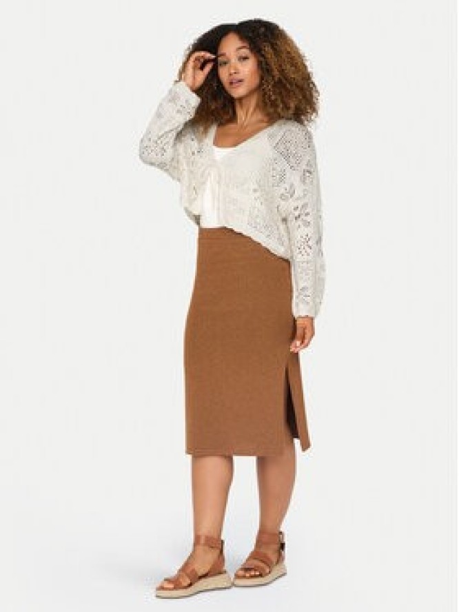 ONLY Kardigan Beach 15257604 Biały Regular Fit