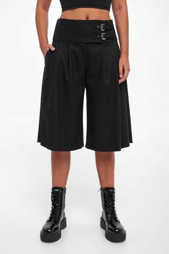 Bermudy damskie wełniane VERSACE JEANS COUTURE