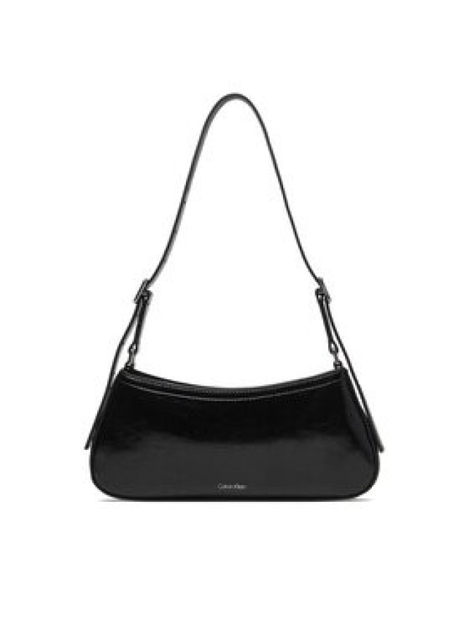 Calvin Klein Torebka Ck Metallic Small Shoulder Bag LV04F3304G Czarny