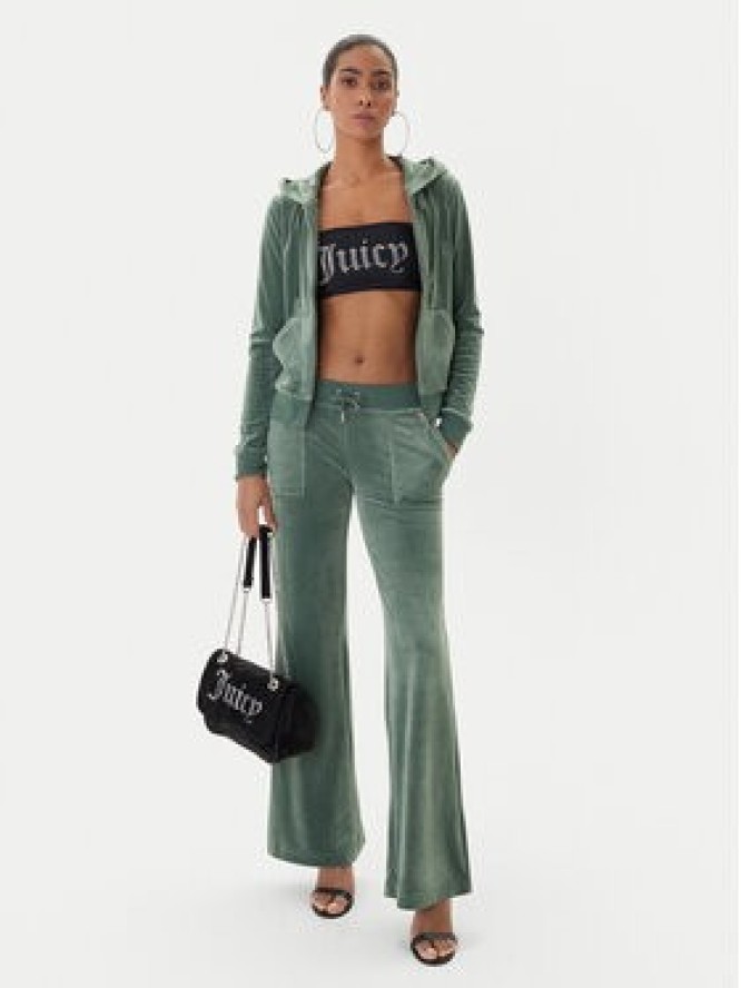 Juicy Couture Bluza Robertson JCAP176 Zielony Slim Fit