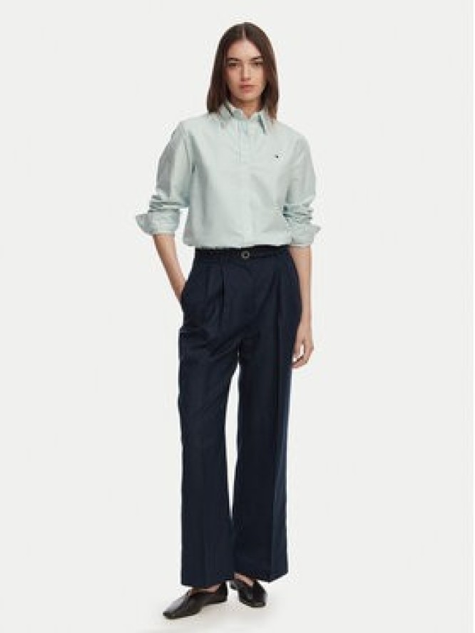 Tommy Hilfiger Koszula WW0WW46111 Zielony jasny Relaxed Fit