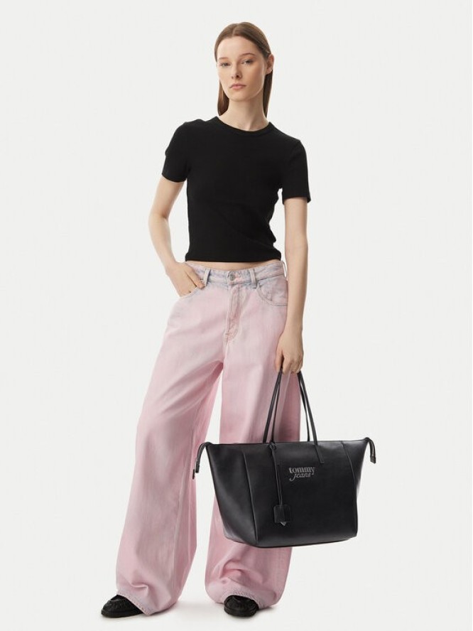 Tommy Jeans Torebka Tjw Bold Tote AW0AW18786 Czarny