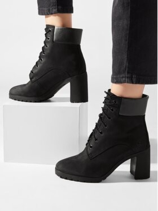 Timberland Botki Allington 6 In Lace U A1JVB/TB0A1JVB0011 Czarny