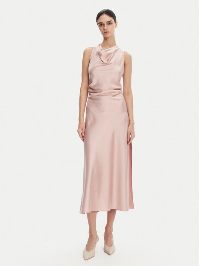 Imperial Sukienka koktajlowa AEQJJBA Różowy Regular Fit