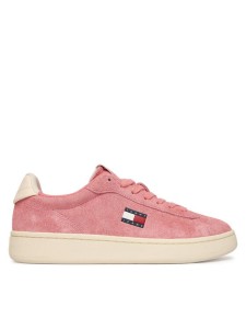 Tommy Jeans Sneakersy Logo Suede Archive EN02985 Różowy