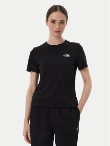 The North Face T-Shirt Evolution Simple Dome Slm NF0A8FX7 Czarny Regular Fit