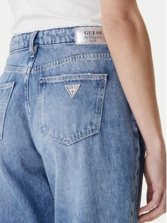 Guess Jeansy W6RA33 D3Y0U Niebieski Straight Fit