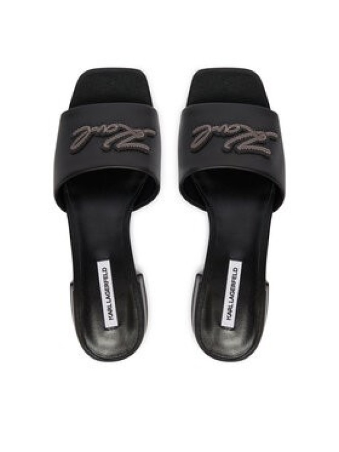 KARL LAGERFELD Klapki Petalo II KL80700C Czarny