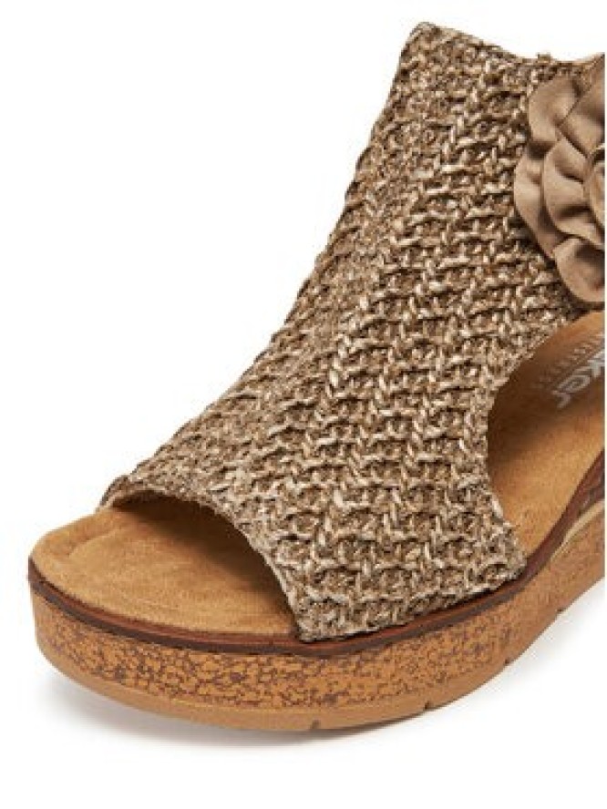 Rieker Sandały 63791-60 Brązowy