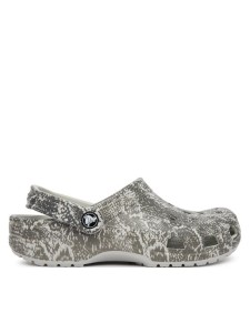 Crocs Klapki Classic Pop Animal Clogs 214153 Szary