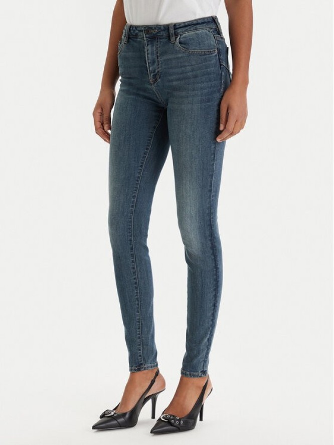 Armani Exchange Jeansy XW000129 AF10863 MB001 Niebieski Skinny Fit