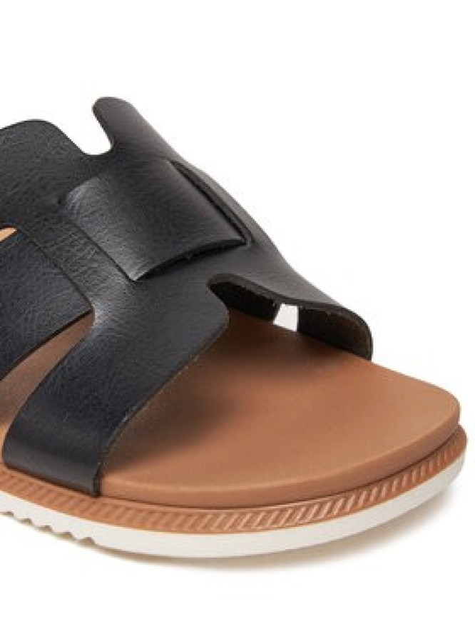 Skechers Klapki BOBS Desert Kiss Low-Peak Look 114707/BLK Czarny