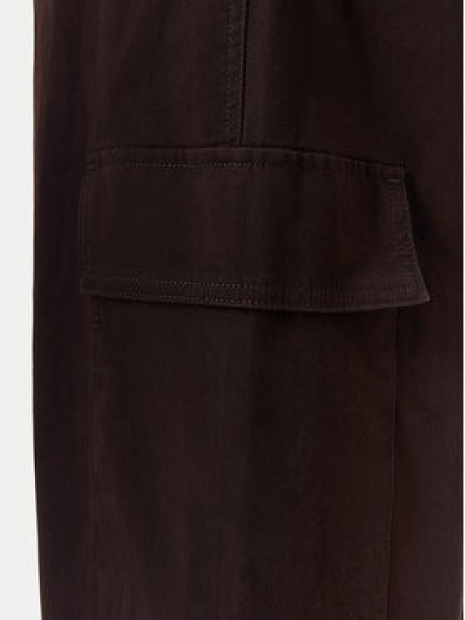 Calvin Klein Jeans Spodnie cargo LV047F623G Brązowy ciemny Relaxed Fit