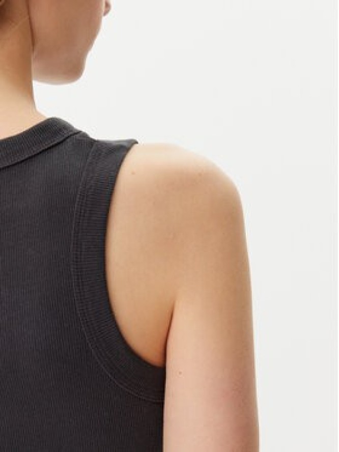 Roxy Top ERJKT04261 Szary Slim Fit