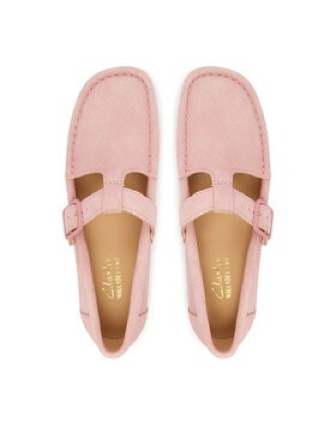Clarks Półbuty WallabeeEVOBar 26184614 Różowy