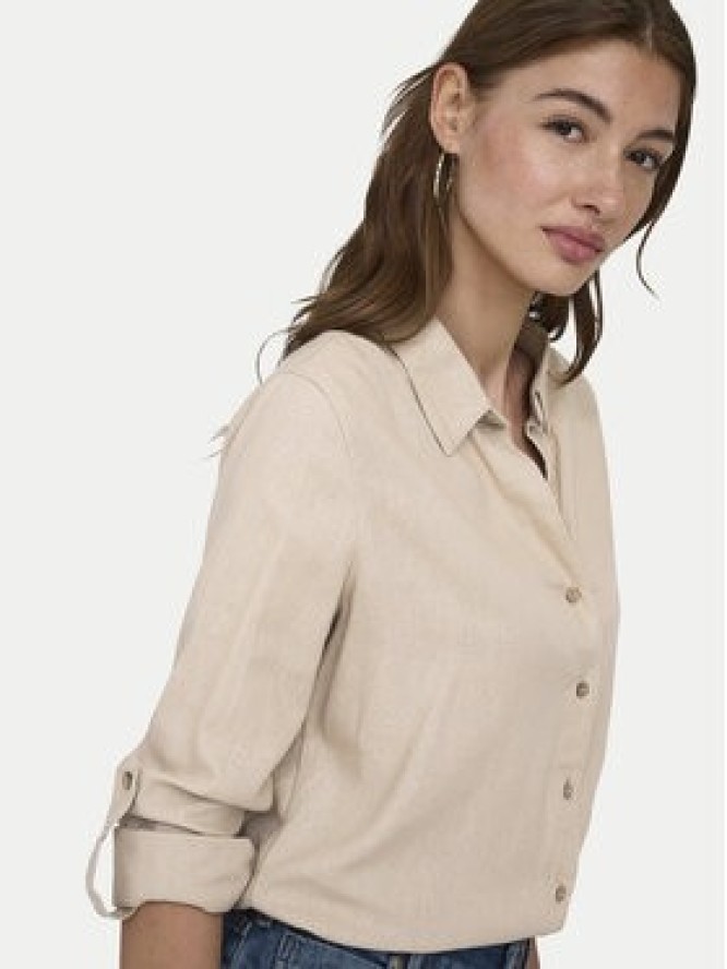 ONLY Koszula Goa 15363991 Beżowy Loose Fit