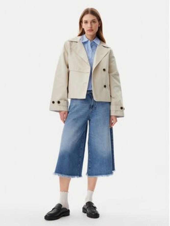 Tommy Jeans Trencz DW0DW21348 Beżowy Regular Fit