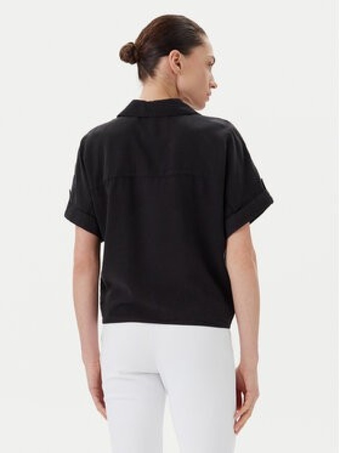 Vero Moda Koszula Fleur 10326059 Czarny Regular Fit