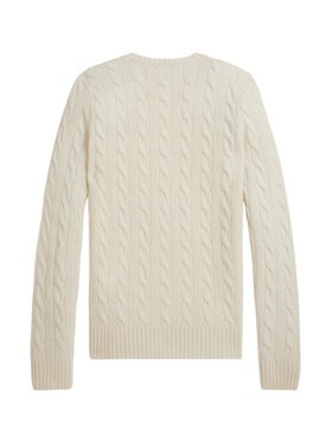 Polo Ralph Lauren Sweter 211971865001 Biały Slim Fit
