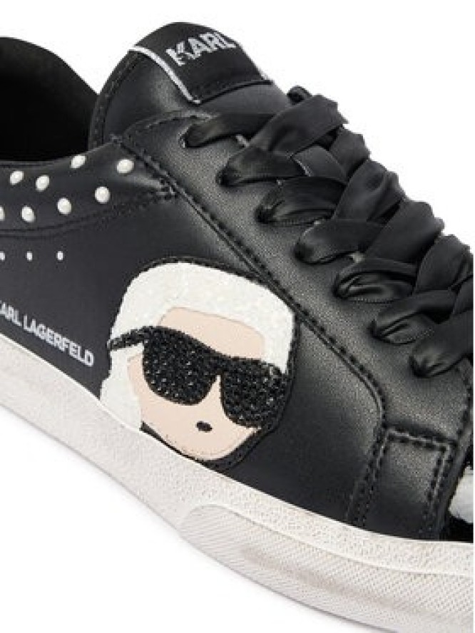 KARL LAGERFELD Sneakersy KL60130N Czarny