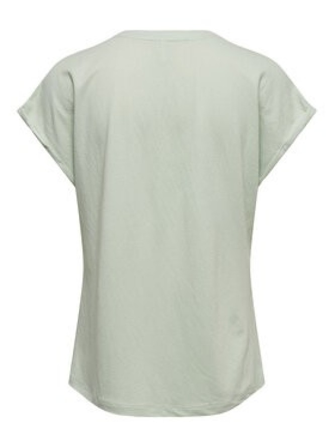 ONLY T-Shirt Jany 15372108 Zielony jasny Regular Fit