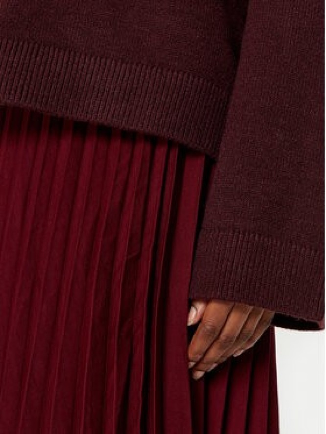 Gap Spódnica plisowana 646705-00 Czerwony Regular Fit