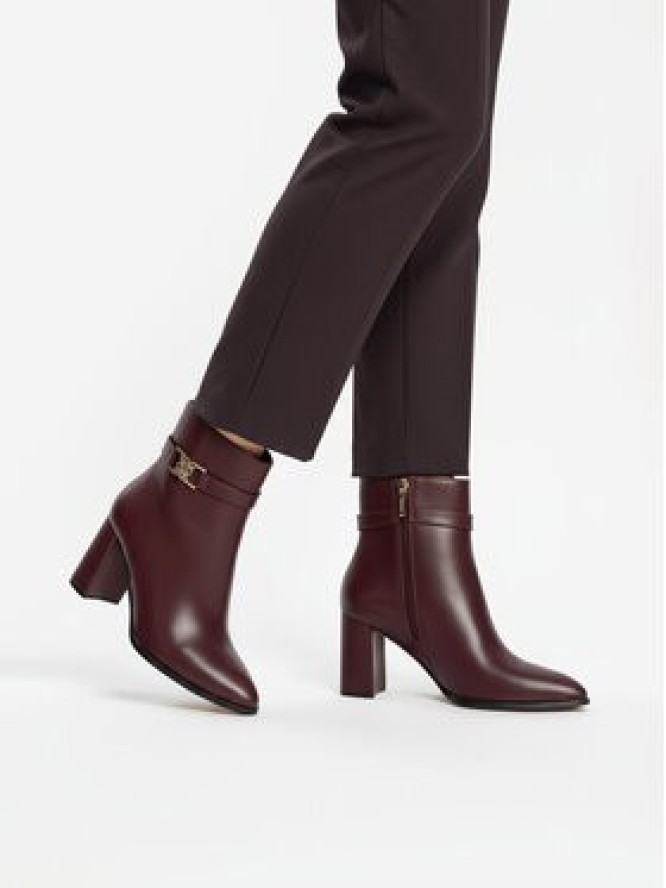 Nine West Botki CEO-NASIRA-01 Bordowy