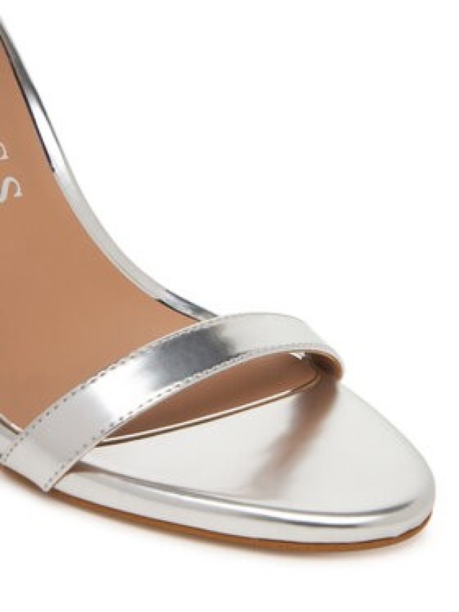Guess Sandały FLPINS LEL03 Srebrny