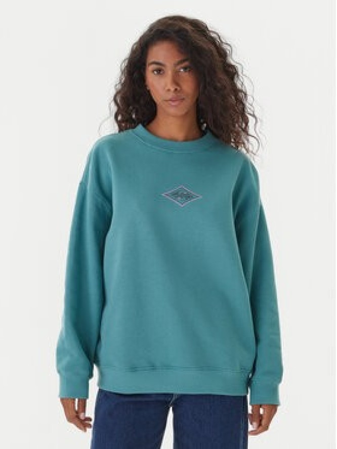 Quiksilver Bluza EQWFT03188 Zielony Oversize