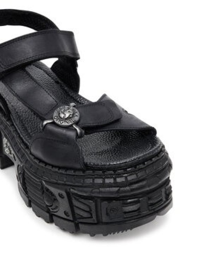 NEW ROCK Sandały M-BIOS130-C7 Czarny