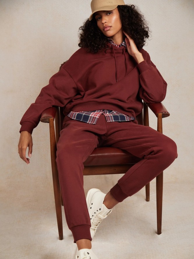 Bluza damska z kapturem bordowa Megan 604/ Foxie 604